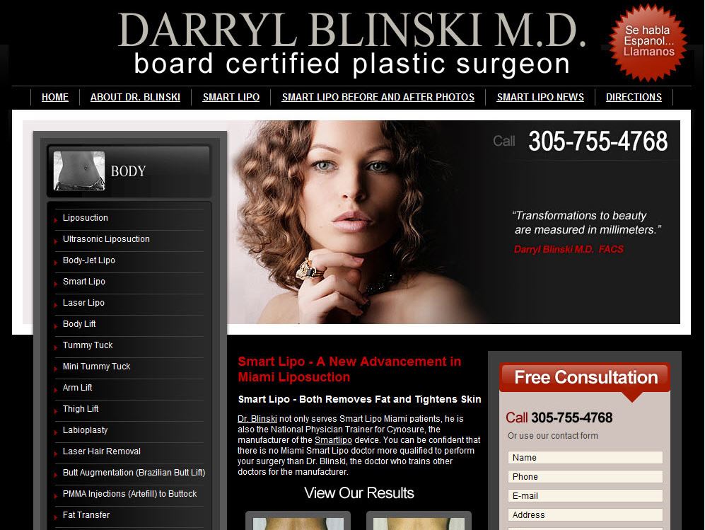 Medical web design by Vandulo website developers