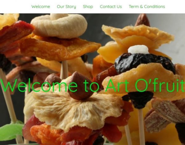 Vandulo web design and hosting complete art o fruit