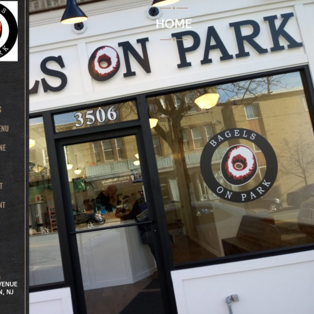 bagels on park coffee shop web design and marketing done by Vandulo web services in new jersey